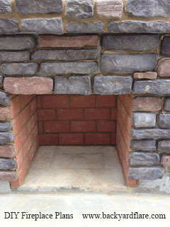 DIY Outdoor Fireplace